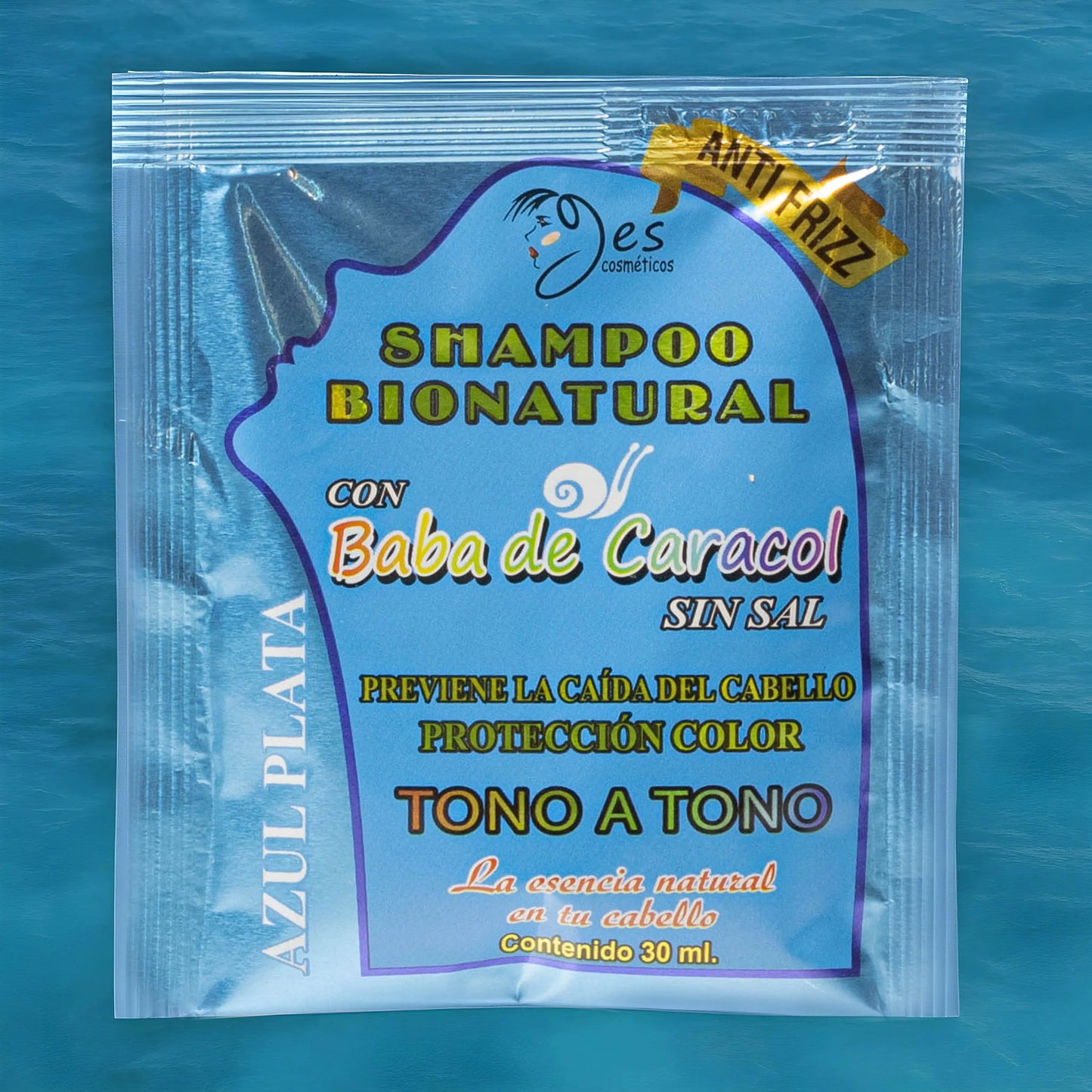 Shampoo Bionatural TONOATONO Azul Plata