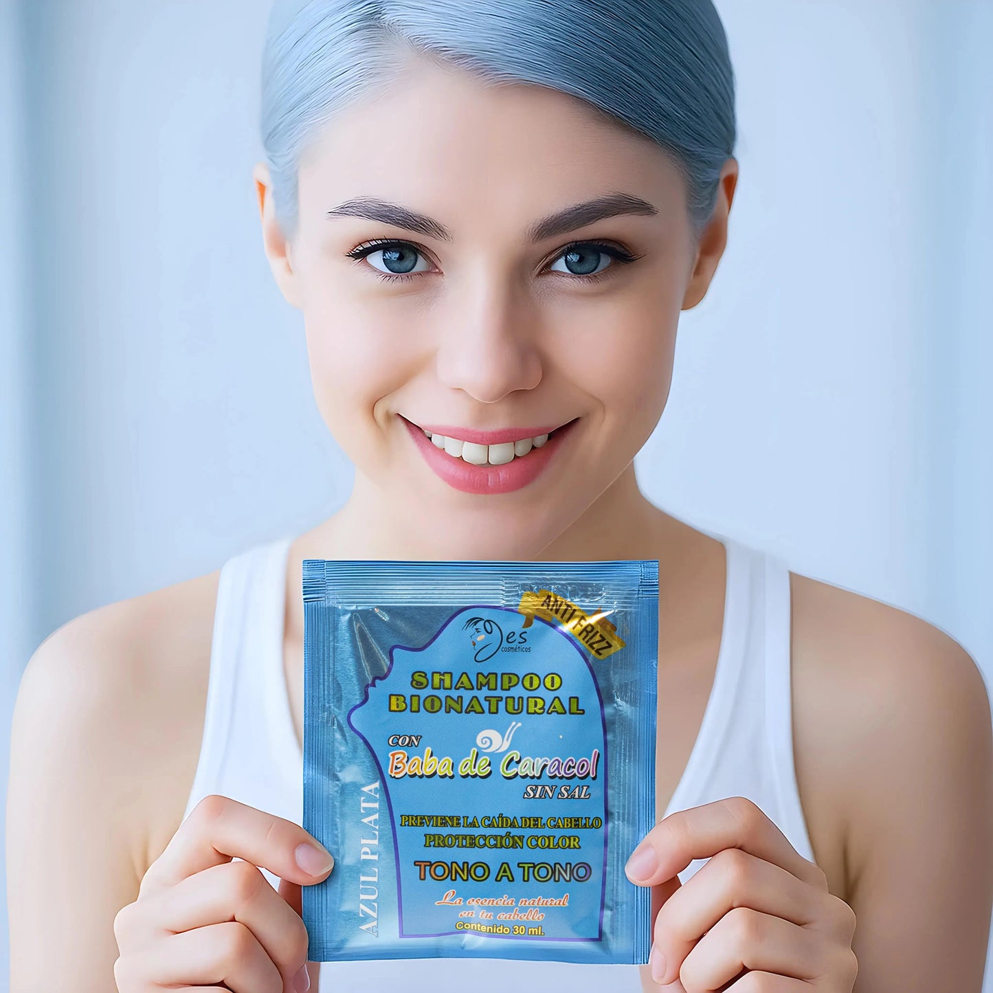 Shampoo Bionatural TONOATONO Azul Plata