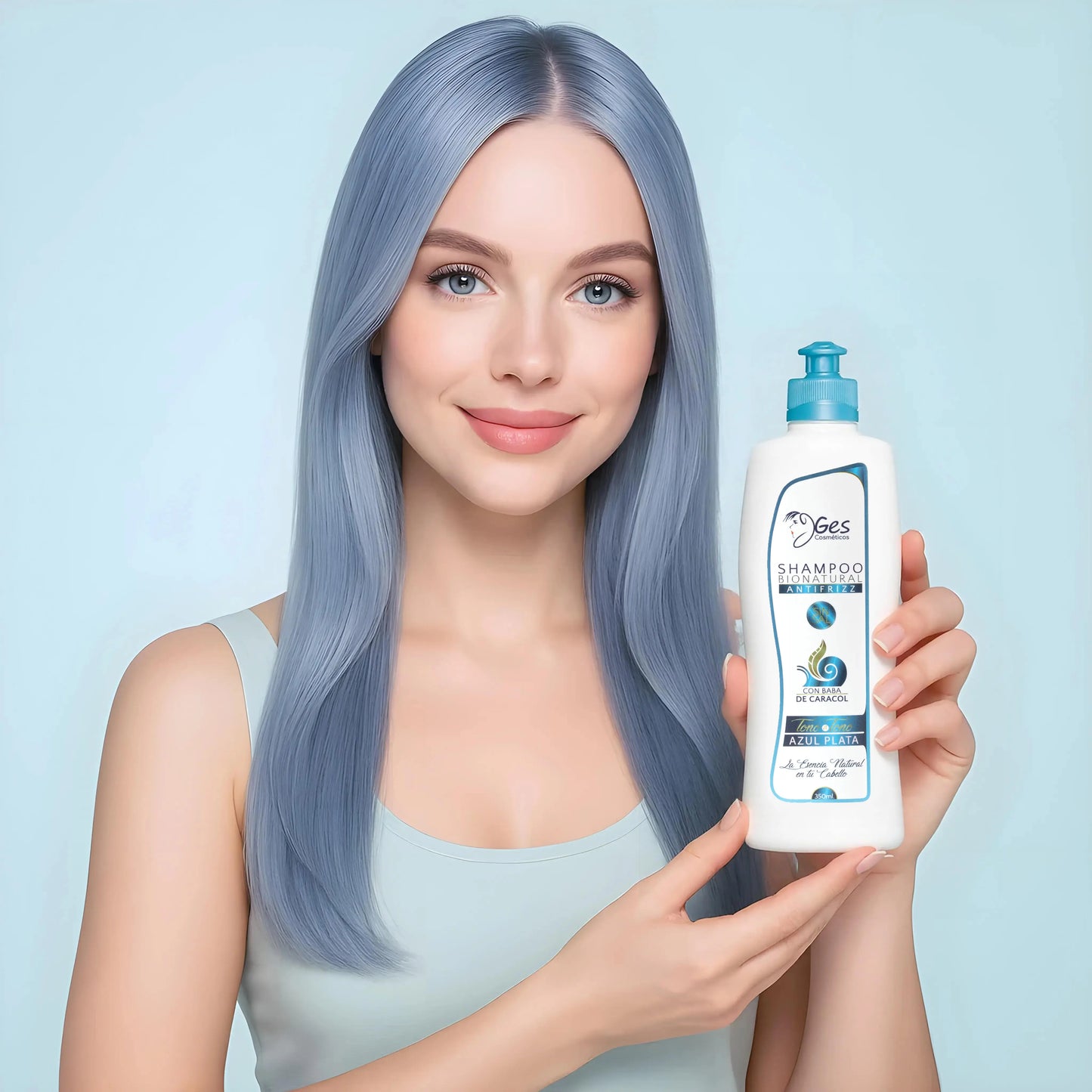 Shampoo Bionatural TONOATONO  Azul Plata