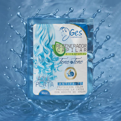 Regenerador Capilar Bionatural TONOATONO Azul Plata