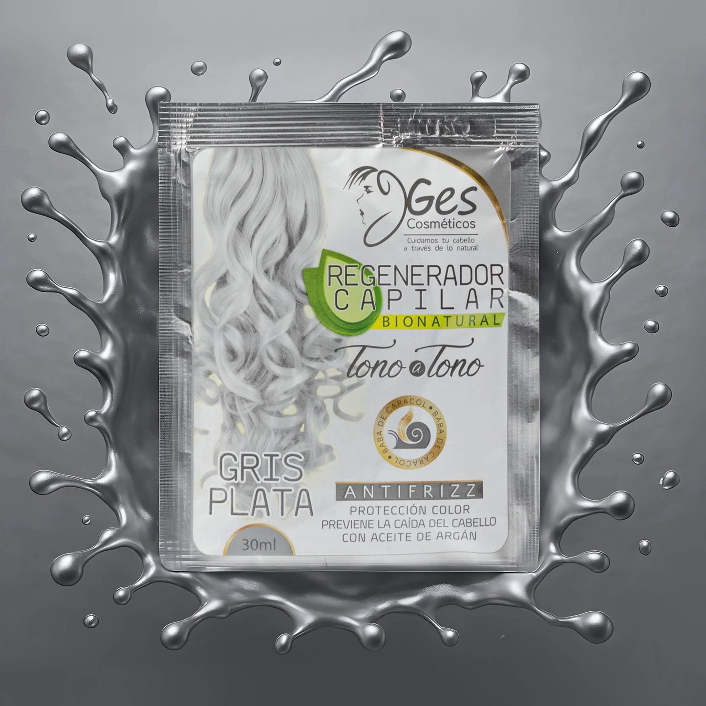 Regenerador Capilar Bionatural TONOATONO Gris Plata