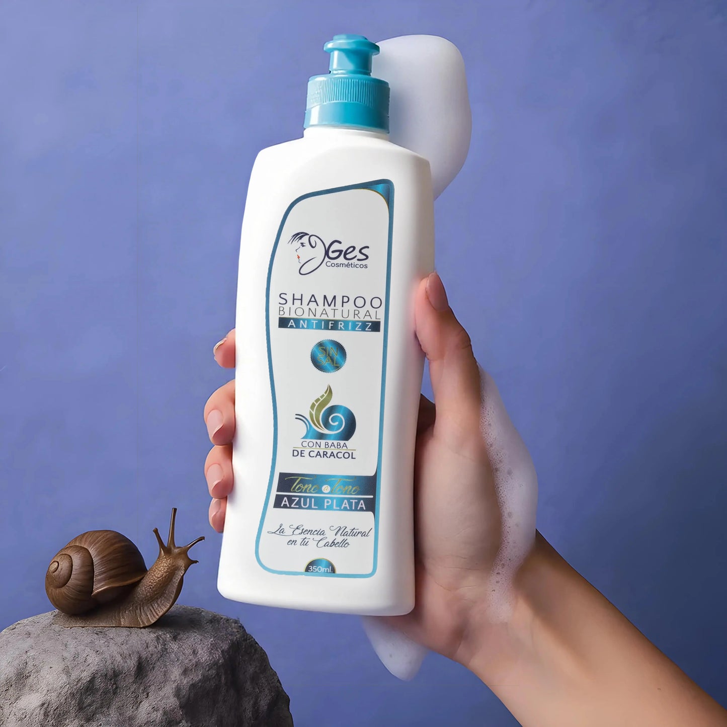 Shampoo Bionatural TONOATONO  Azul Plata