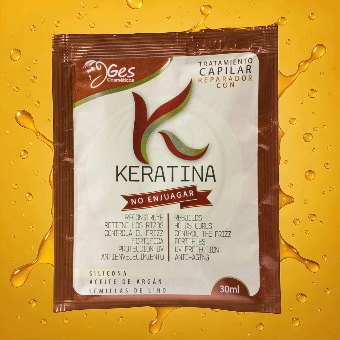 Tratamiento Capilar Reparador con KERATINA