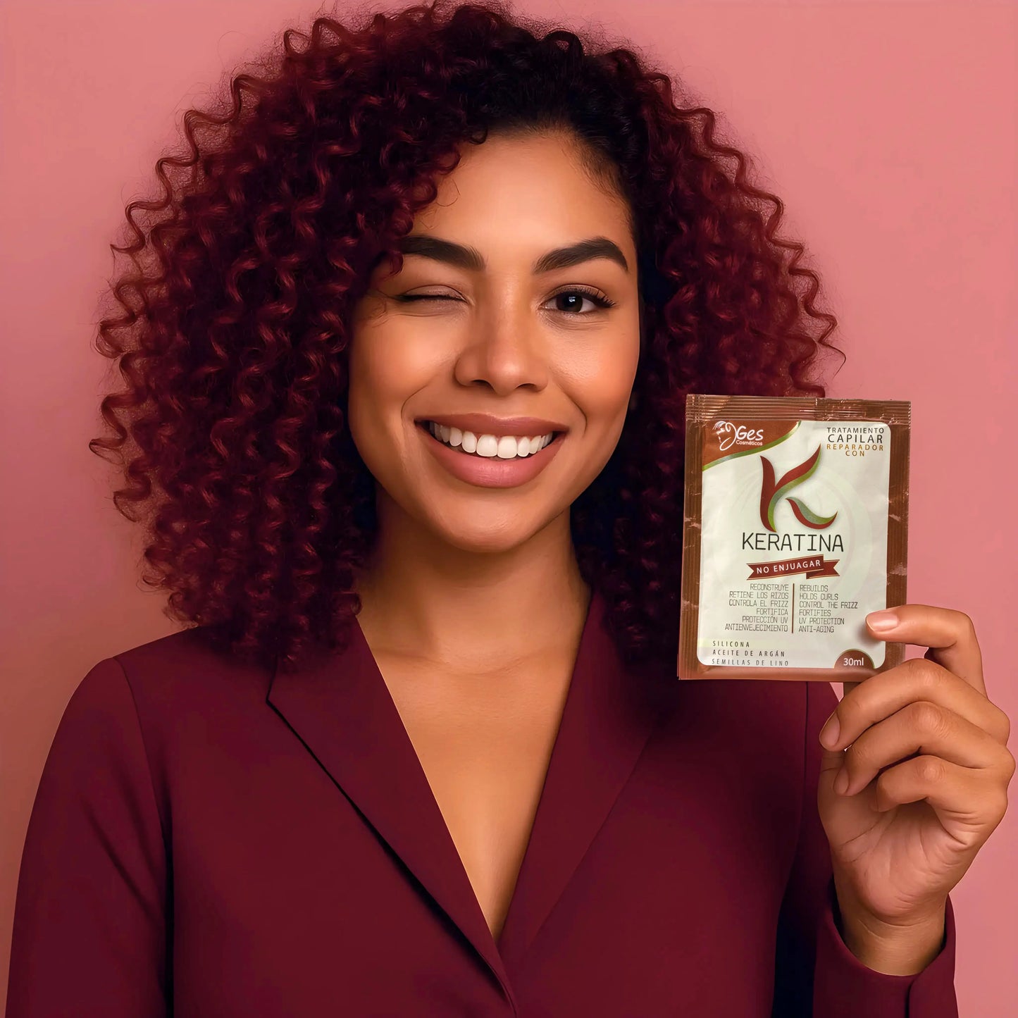 Tratamiento Capilar Reparador con KERATINA